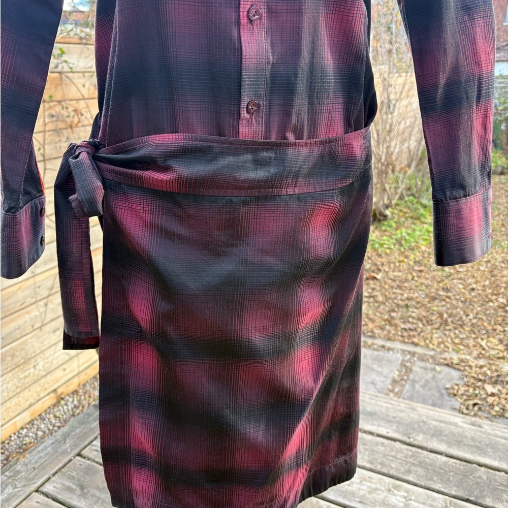 Comrags | Shadow Plaid Shirtdress - Picture 6 of 7